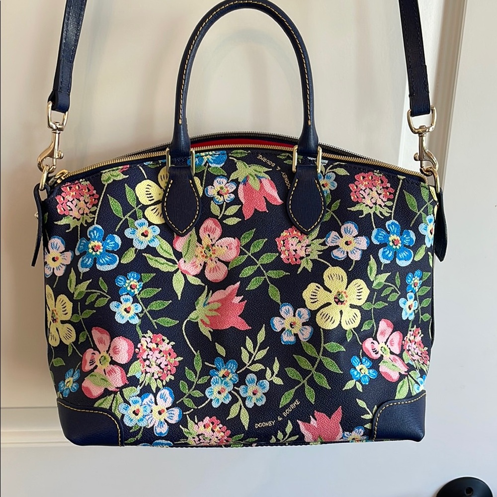 Dooney & Bourke Floral Navy Bag